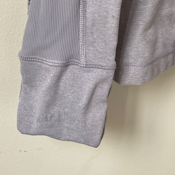 lululemon athletica Light Gray Long Sleeve Top - Picture 4 of 7